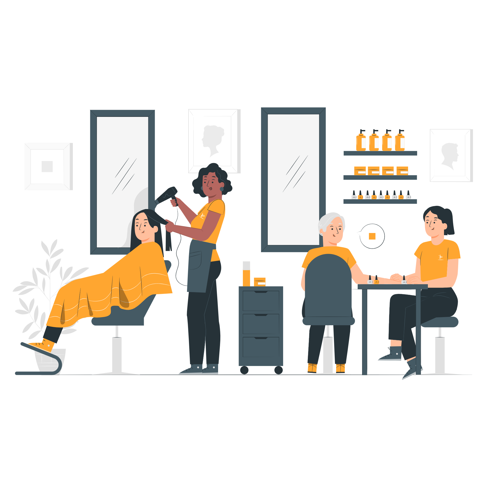 Introductory Image Banner of SalonFlow Website and Software for Salons