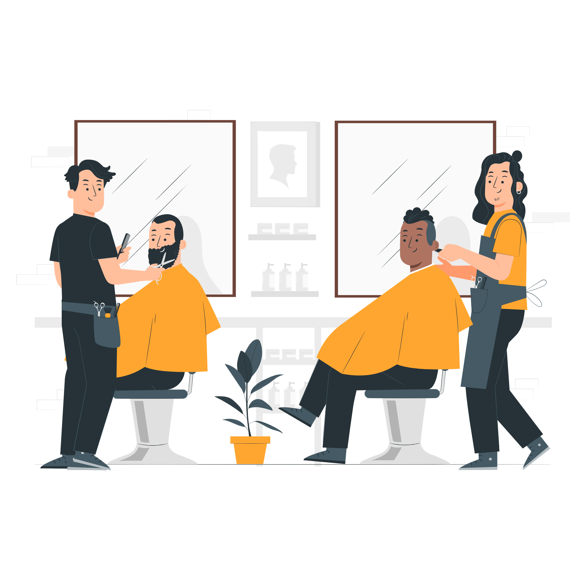 Featured Image for customer management feature in SalonFlow Software