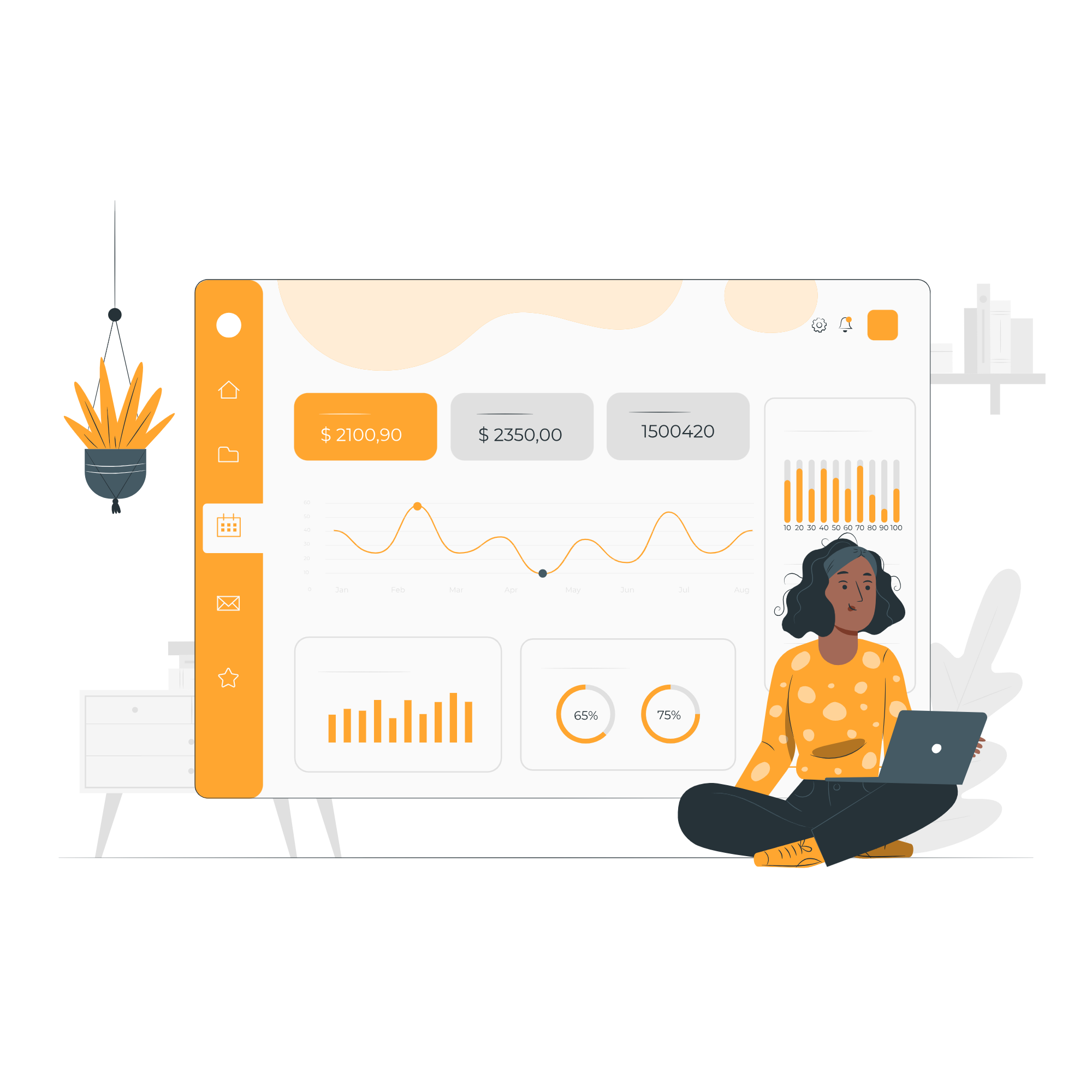 Featured Image for reporting feature in SalonFlow Software